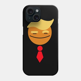 Smile Face Trump with Tie Phone Case