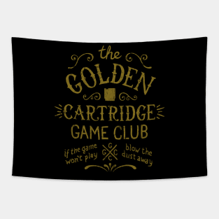 Golden Cartridge Game Club Tapestry