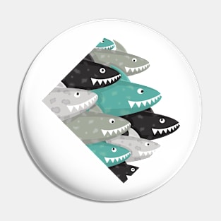 Interesting sharks 2 Pin