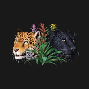 Jaguars with Bromeliads T-Shirt