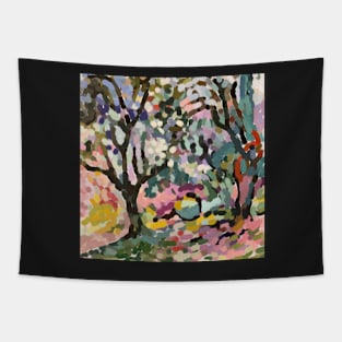 Henri Matisse Landscape Olive Trees At Collioure illustration pattern Tapestry