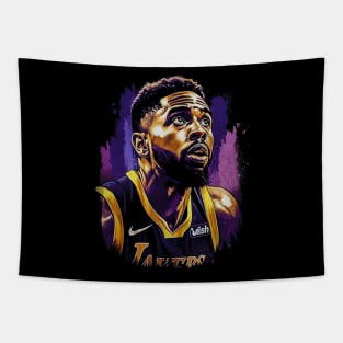 Mikal Bridges basket 3 Tapestry