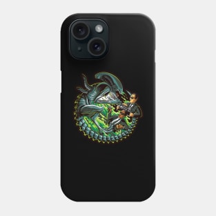 alien vs MIB Phone Case