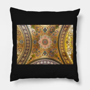 Russian style floral seamless pattern Pillow