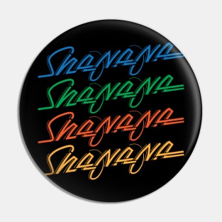 Sha Na Na / Rock Doo-Wop 70s Fan Design Pin