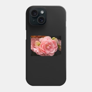 Soft pink begonia flowers. Phone Case