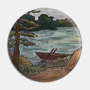 Camping Pin