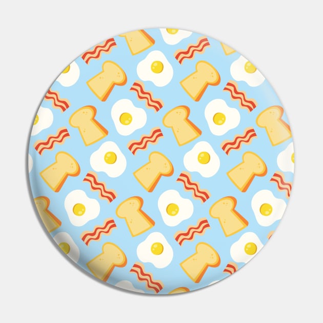 Breakfast Pattern Pin by Cedric Hohnstadt