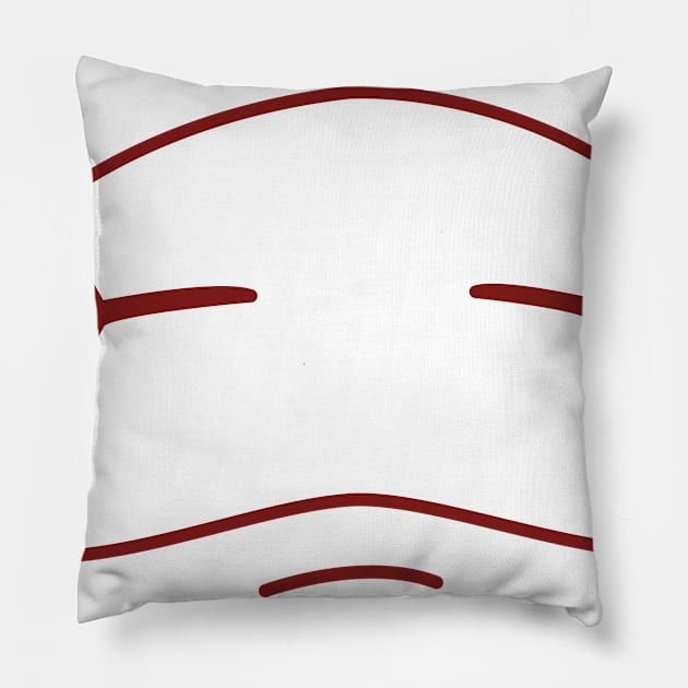 FUNNY FACE MASK Pillow by PIIZ