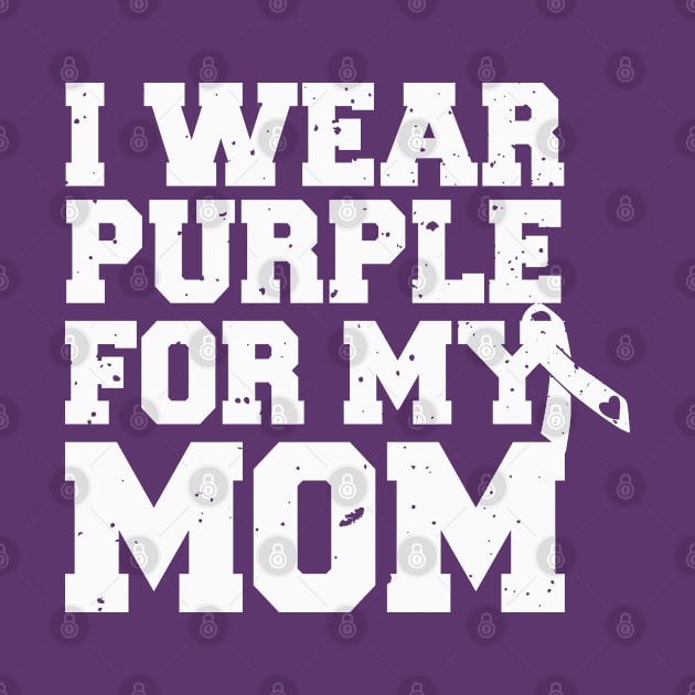 I Wear Purple For My Aunt - Alzheimer's Awareness by ahmed4411