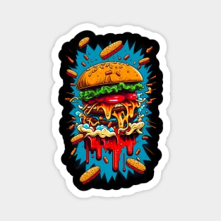 Burger lovers Magnet