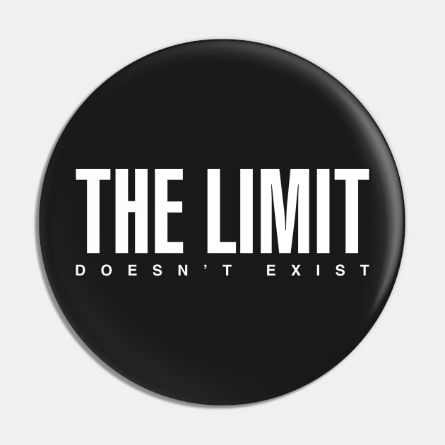 The Limit Doesn't Exist Pin by CityNoir