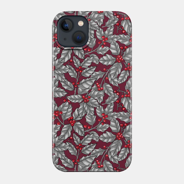 Holly berry - Christmas - Phone Case