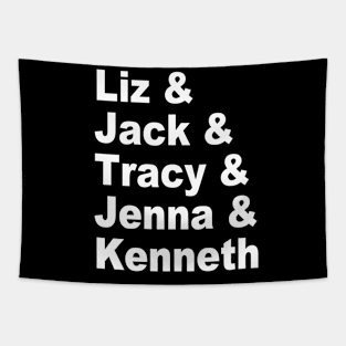 30 Rock Character Names Tapestry