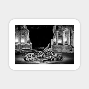 Teatro Greco, Taormina, Sicily. Concert of Giovanni Allevi 2013 Magnet