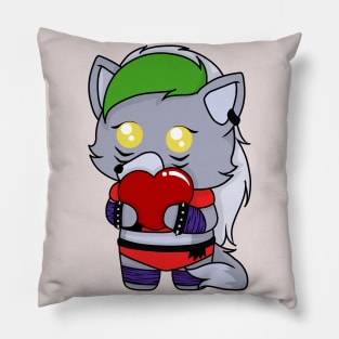 fnaf security breach roxanne valentine chibi Pillow