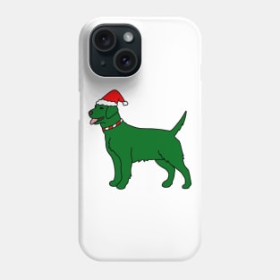 Green Christmas Dog Phone Case