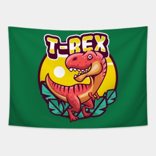 Cute Little T-Rex Tapestry