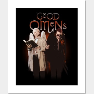 Good Omens: Aziraphale and Crowley Poster 8.5 X 11 Art Print Fanart Work, Good  Omens Season 2 