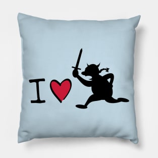 I love Vikings Pillow