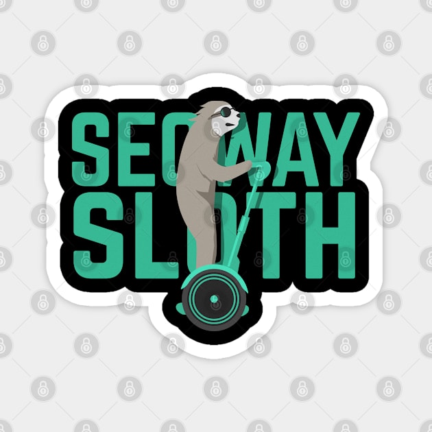 Segway Sloth Magnet by Cooldruck