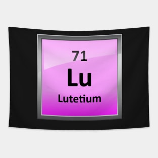 Lutetium Periodic Table Element Symbol Tapestry