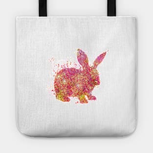 Rabbit Domestic Animal Wild Nature World Earth Watercolor Tote