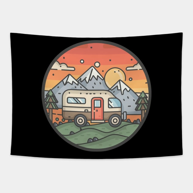 caravan Tapestry by Roshan