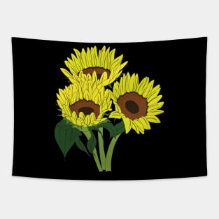 Sunflowers Tapestry