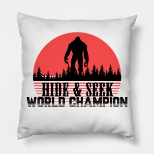 Hide & Seek Bigfoot Pillow