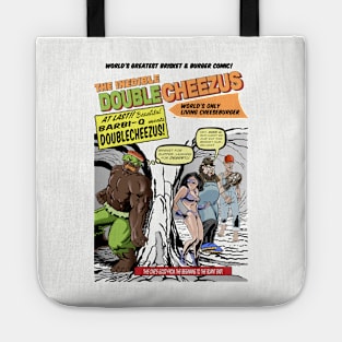 Brisket and Burger Comic T-Shirt Tote