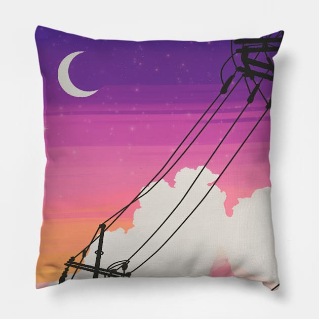 Sunset Pillow by Cuddly Weeks