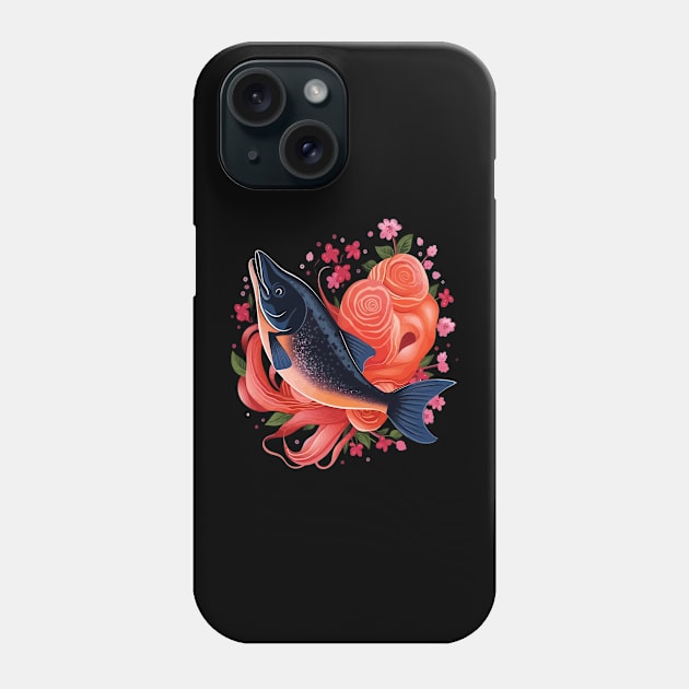 Salmon Valentine Day Phone Case by JH Mart