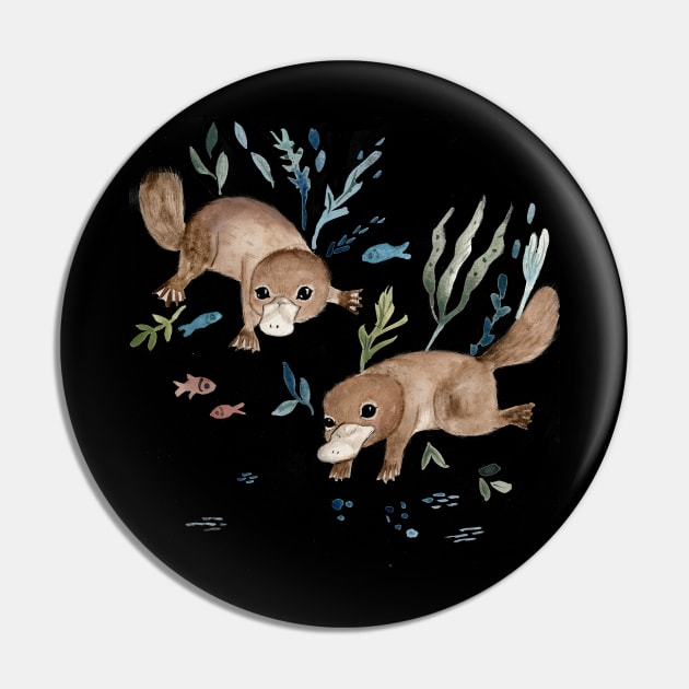 Platypus Pin by Petit Faon Prints