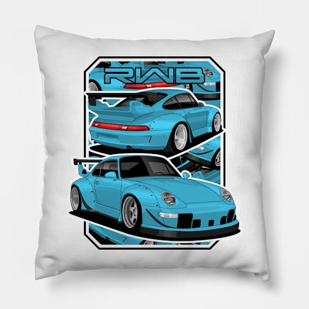 RWB 993 Pillow by squealtires