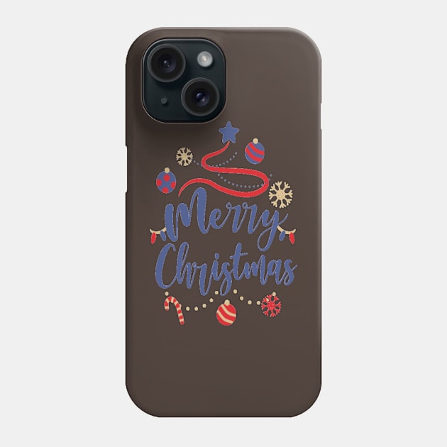 merry christmas Phone Case by M_Mary