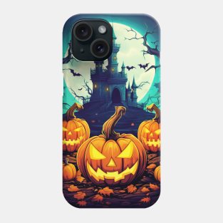 Goosebumps Halloween Pumpkins Garden Castle Phone Case