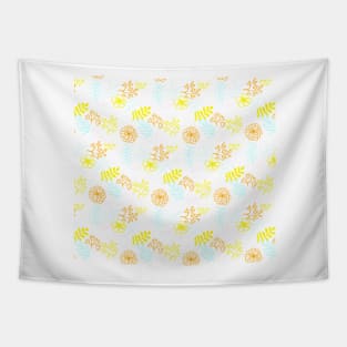 Minimalist Flower Pattern Tapestry