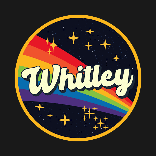 Whitley // Rainbow In Space Vintage Style by LMW Art