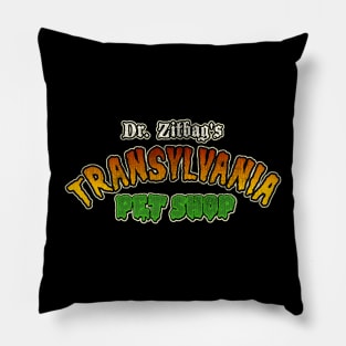 Dr Zitbag's Transylvania Pet Shop Pillow