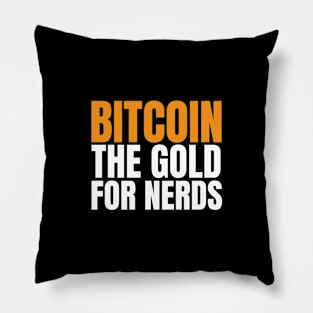 Bitcoin is The Treasure For Nerds. Hodl BTC Pillow