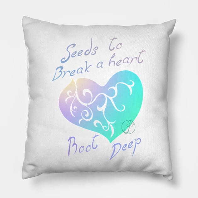 Pastel Goth seeds to break a heart Pillow by JuditangeloZK