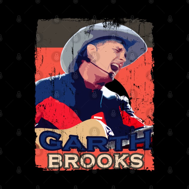 garth brooks on colors by freshtext Apparel10