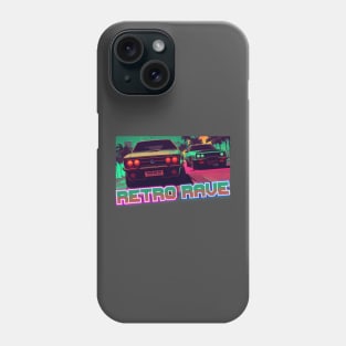 Retro wave Race / Synthwave cars Phone Case