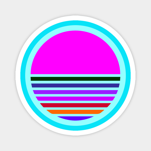 Sunset 2 Magnet by BITLY