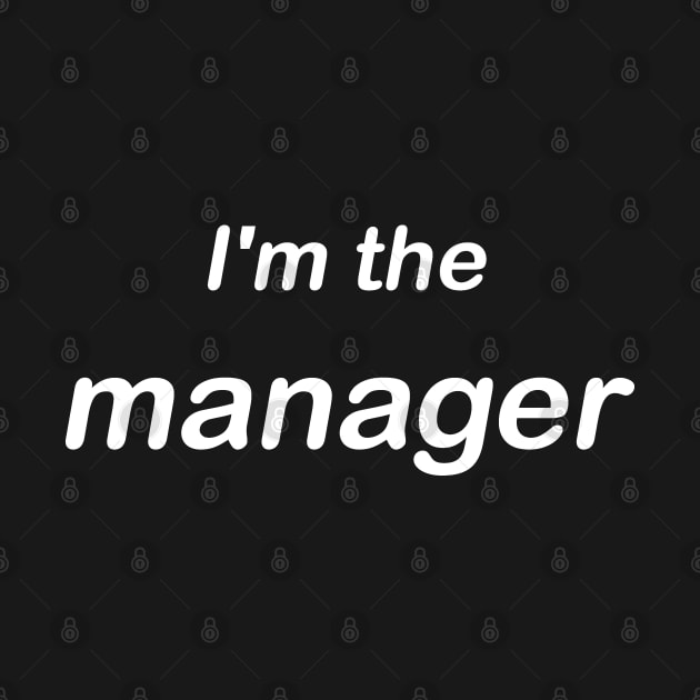 I'm the manager by Waleed Mahmud