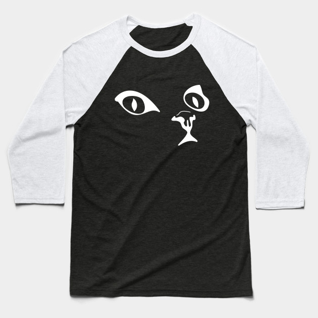 Cool Cat Eye Cat Baseball T Shirt Teepublic