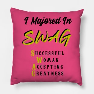 SWAG Feminist Pillow