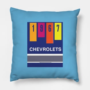 1967 Chevrolets | The Matchbook Covers 001 Pillow