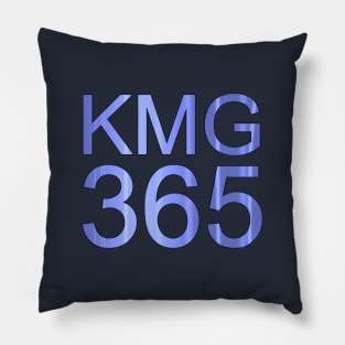 KMG 365 (Blue Metallic) Pillow